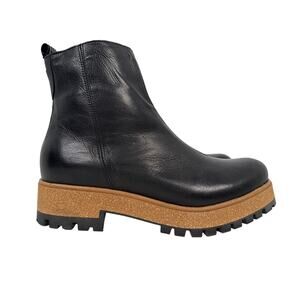 Taos Downtown Chelsea Boot Womens EU42 US 11-11.5‎ Black Leather Inside Zipper